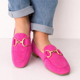Olvido | Mocasines chic con detalle dorado