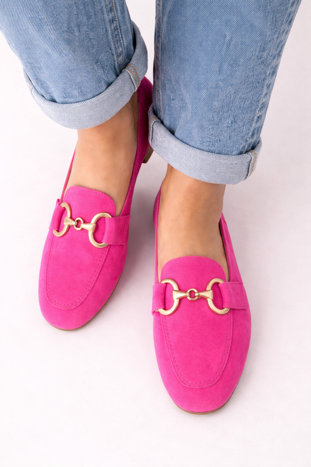 Olvido | Mocasines chic con detalle dorado