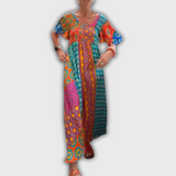 Oriana | Vestido midi elegante de cachemira (paisley)