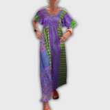 Oriana | Vestido midi elegante de cachemira (paisley)