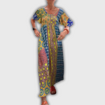 Oriana | Vestido midi elegante de cachemira (paisley)