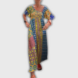 Oriana | Vestido midi elegante de cachemira (paisley)
