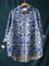 Otilia | Blusa informal vintage con estampado floral indio