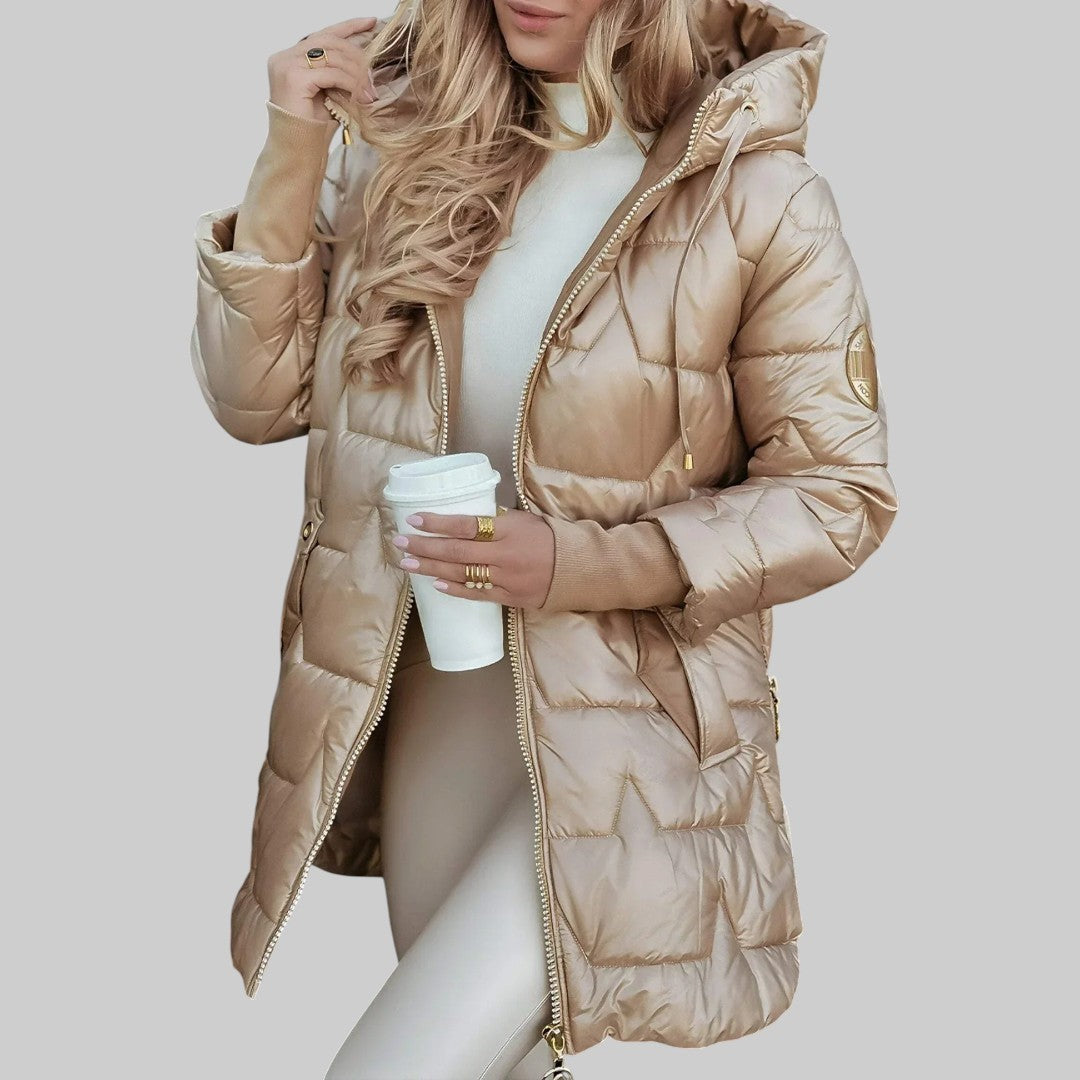 Pastora | Abrigo de otoño elegante con capucha