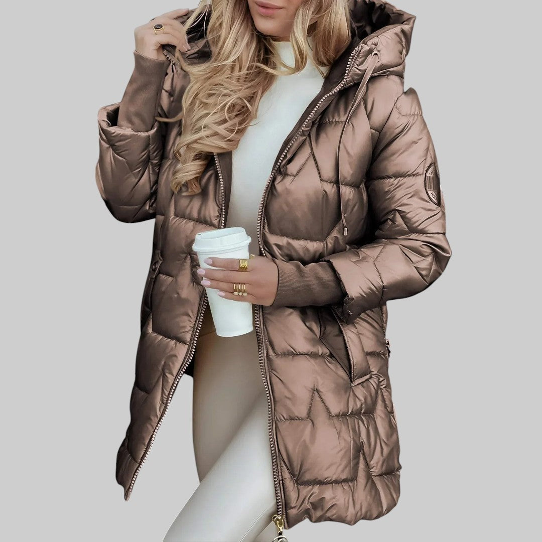 Pastora | Abrigo de otoño elegante con capucha