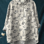 Pía | Blusa informal con adorable estampado de perros