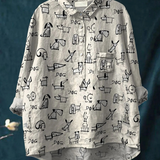 Pía | Blusa informal con adorable estampado de perros