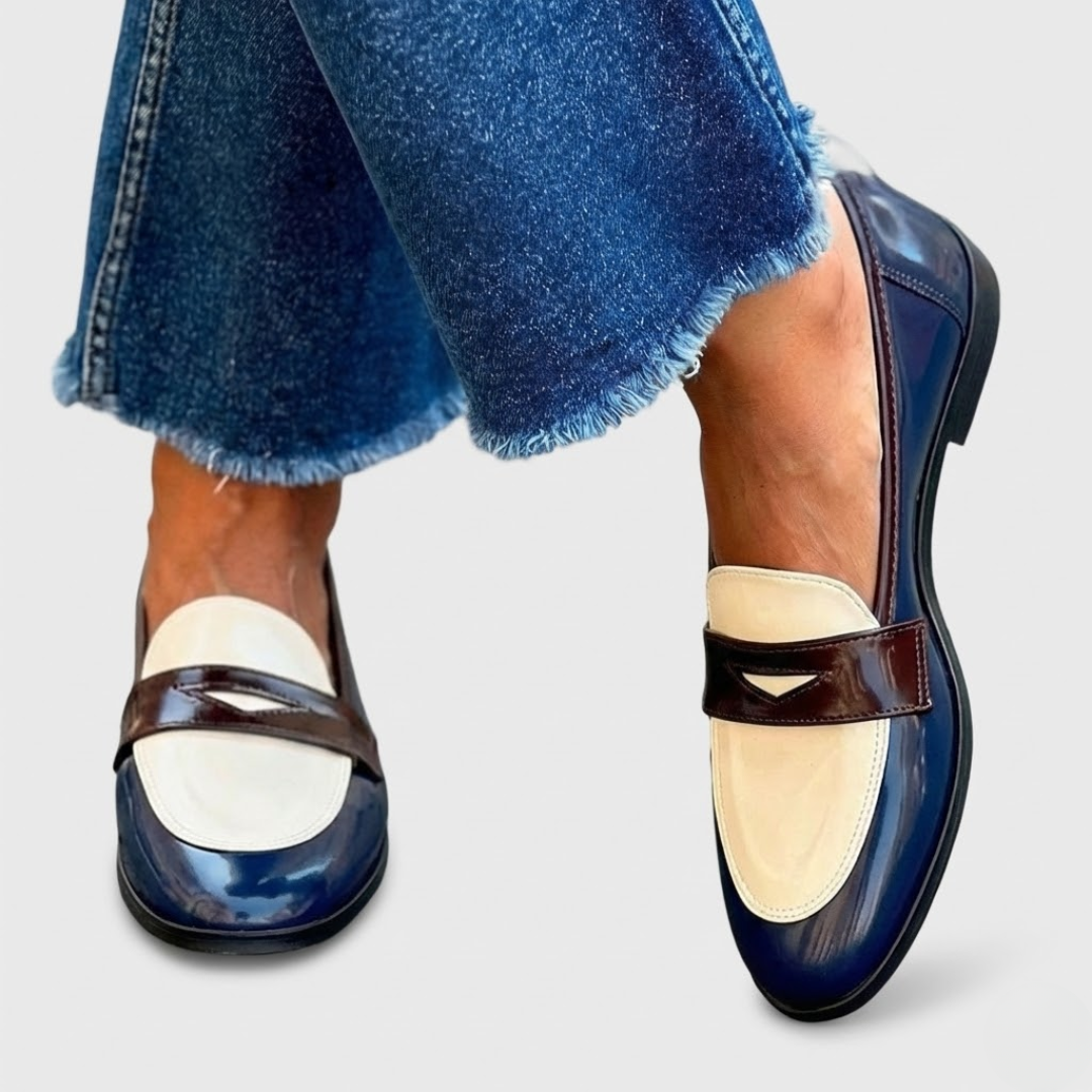 Pura | Mocasines bicolor