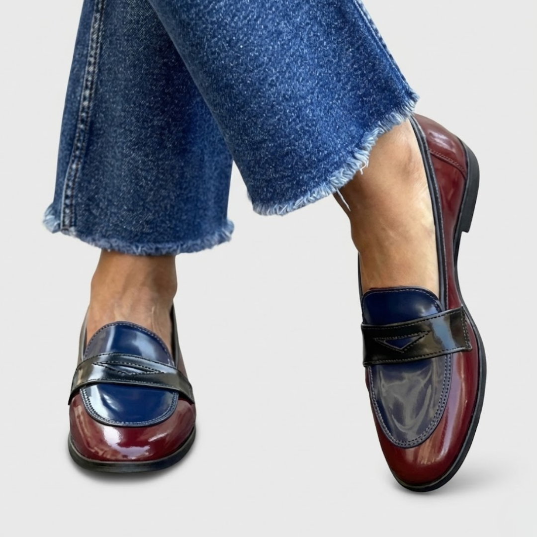 Pura | Mocasines bicolor