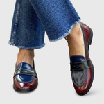 Pura | Mocasines bicolor