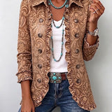 Ramona | Chaqueta de flores con volantes de aire bohemio