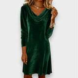 Ramona | Vestido amplio de terciopelo