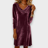 Ramona | Vestido amplio de terciopelo