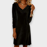 Ramona | Vestido amplio de terciopelo