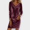 Ramona | Vestido amplio de terciopelo