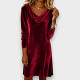 Ramona | Vestido amplio de terciopelo