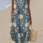 Raquel | Vestido midi clásico con estampado floral