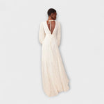 Rebeca | Vestido largo color crema
