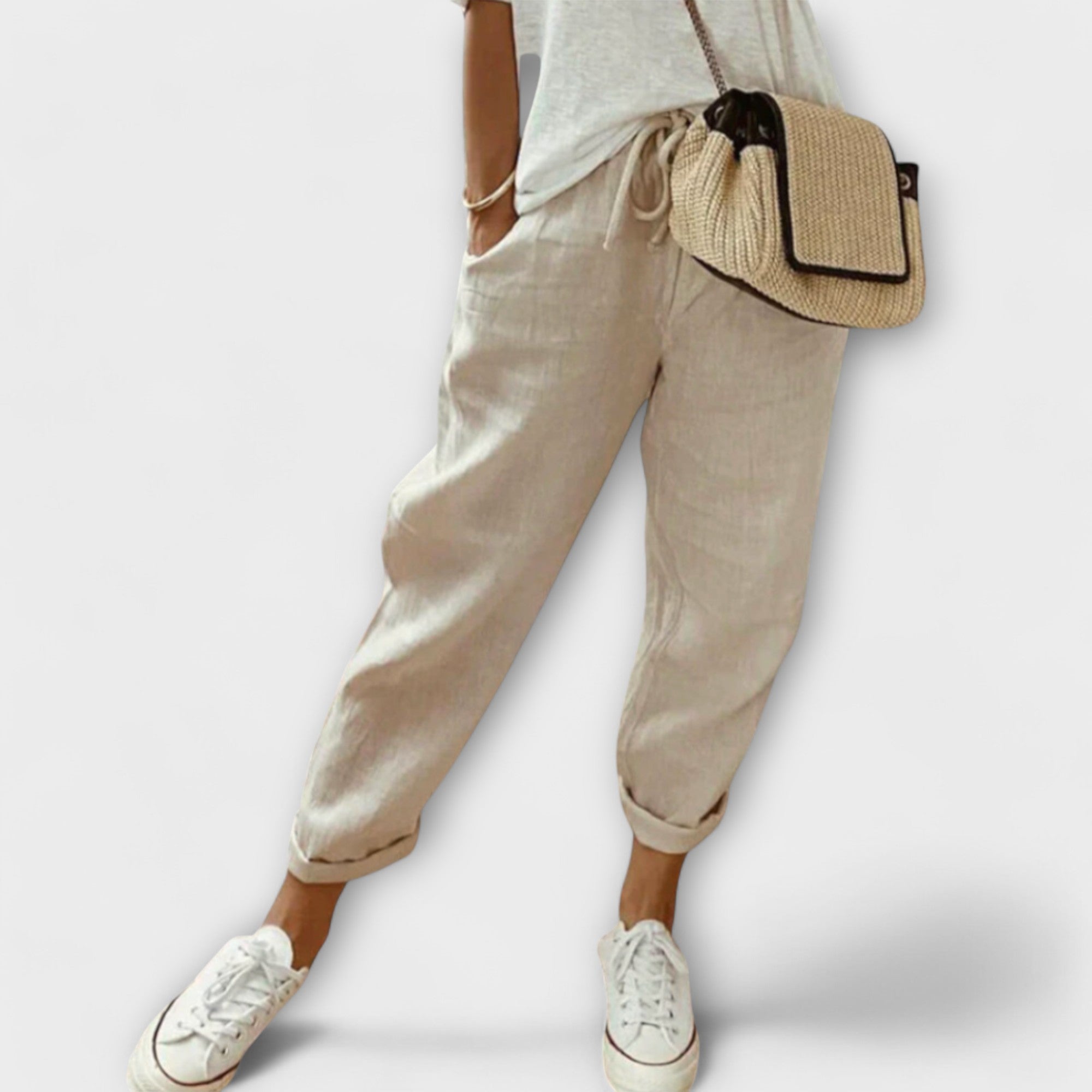 Rocío | Pantalón de lino elegante e informal