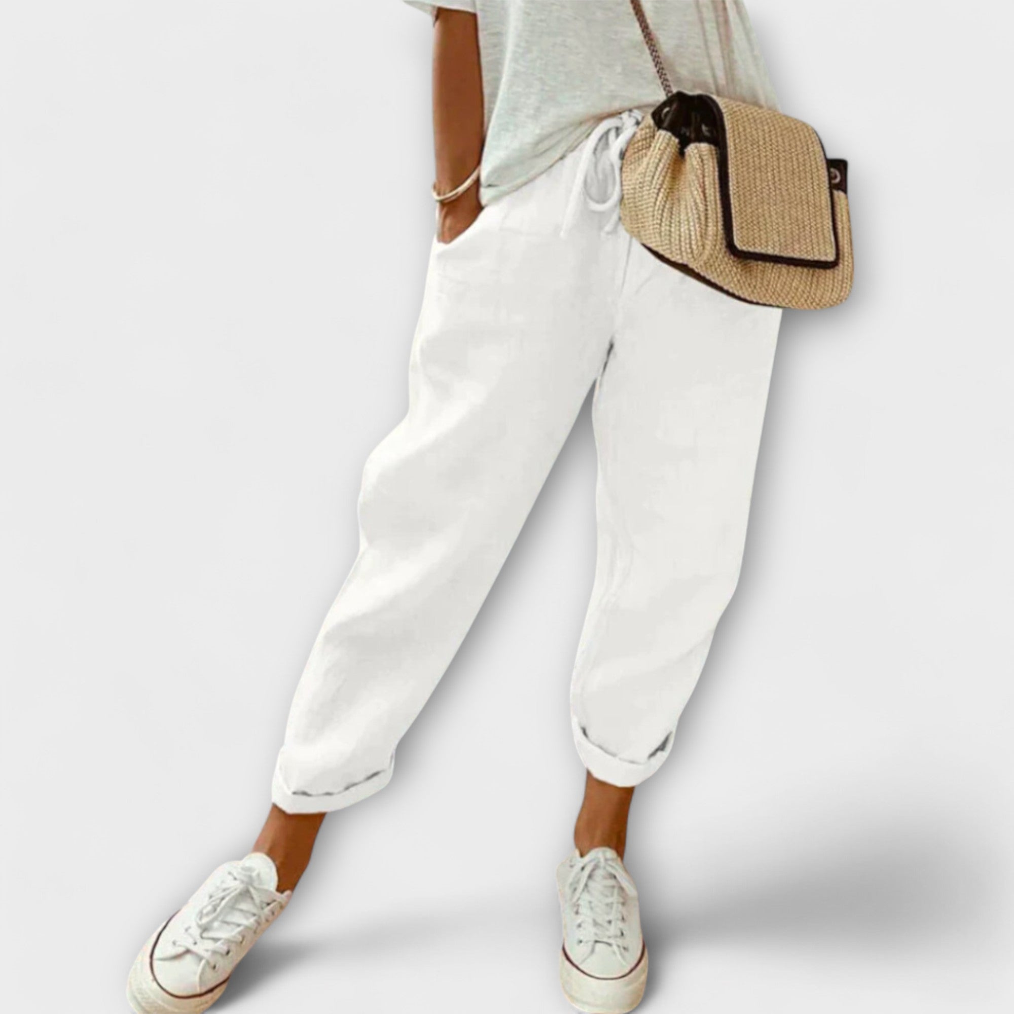 Rocío | Pantalón de lino elegante e informal