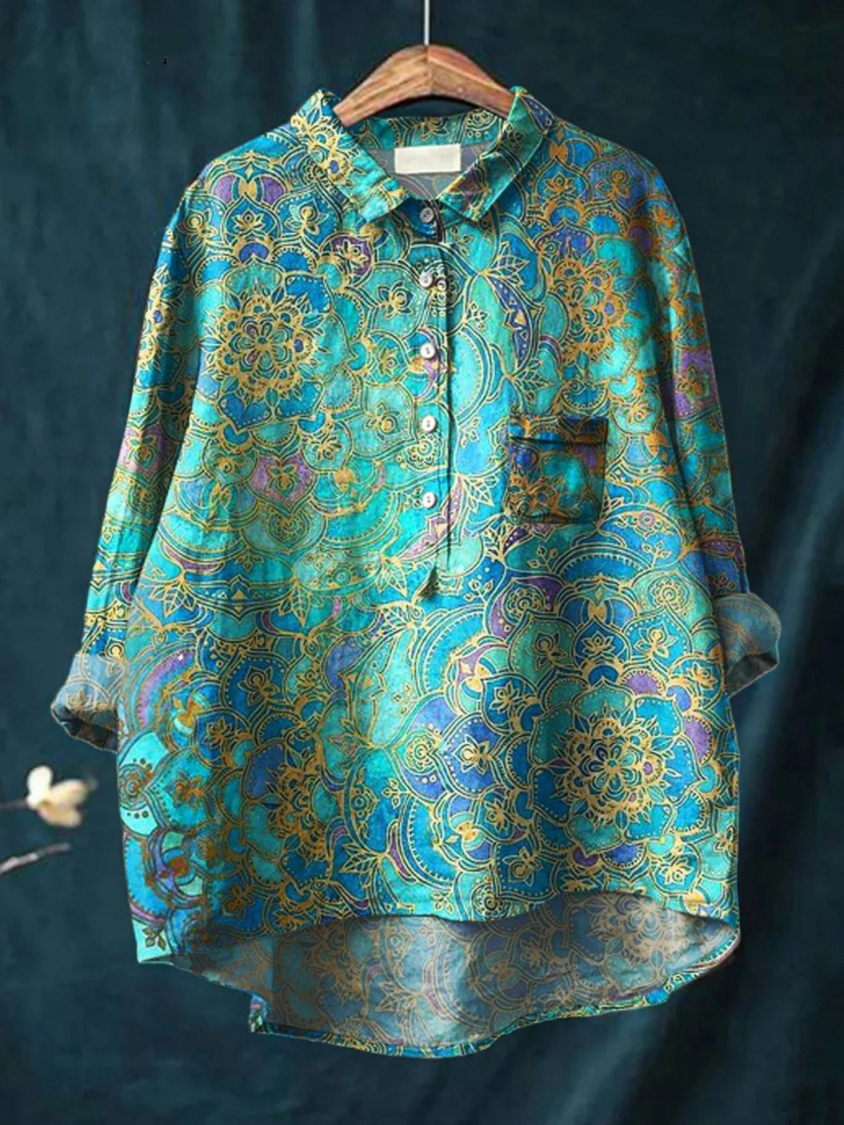 Rosalba | Blusa informal de mujer de estilo retro