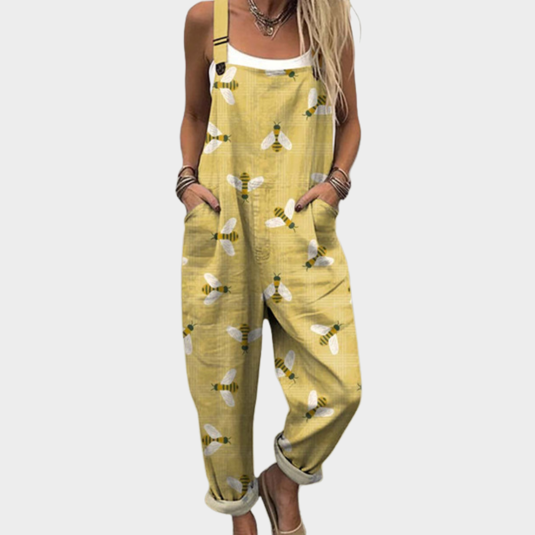 Rosalinda | Peto amarillo mostaza con libélulas