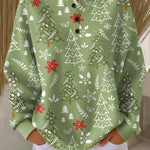 Rosario | Jersey con estampado de árbol de Navidad