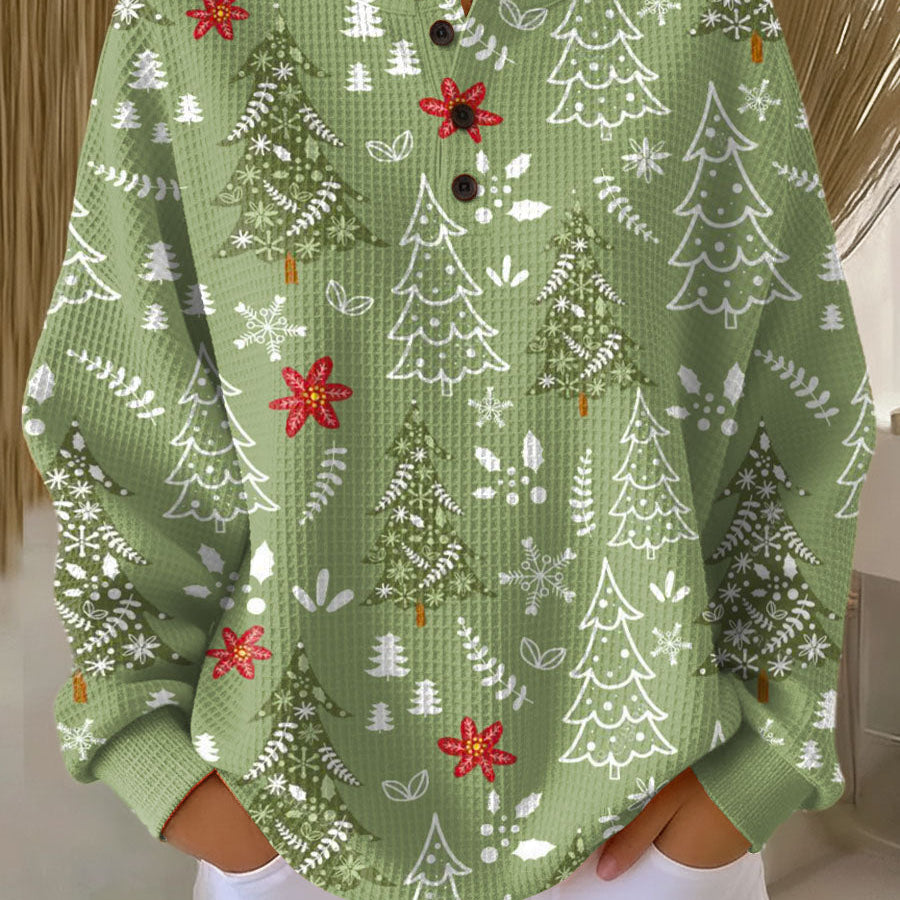 Rosario | Jersey con estampado de árbol de Navidad