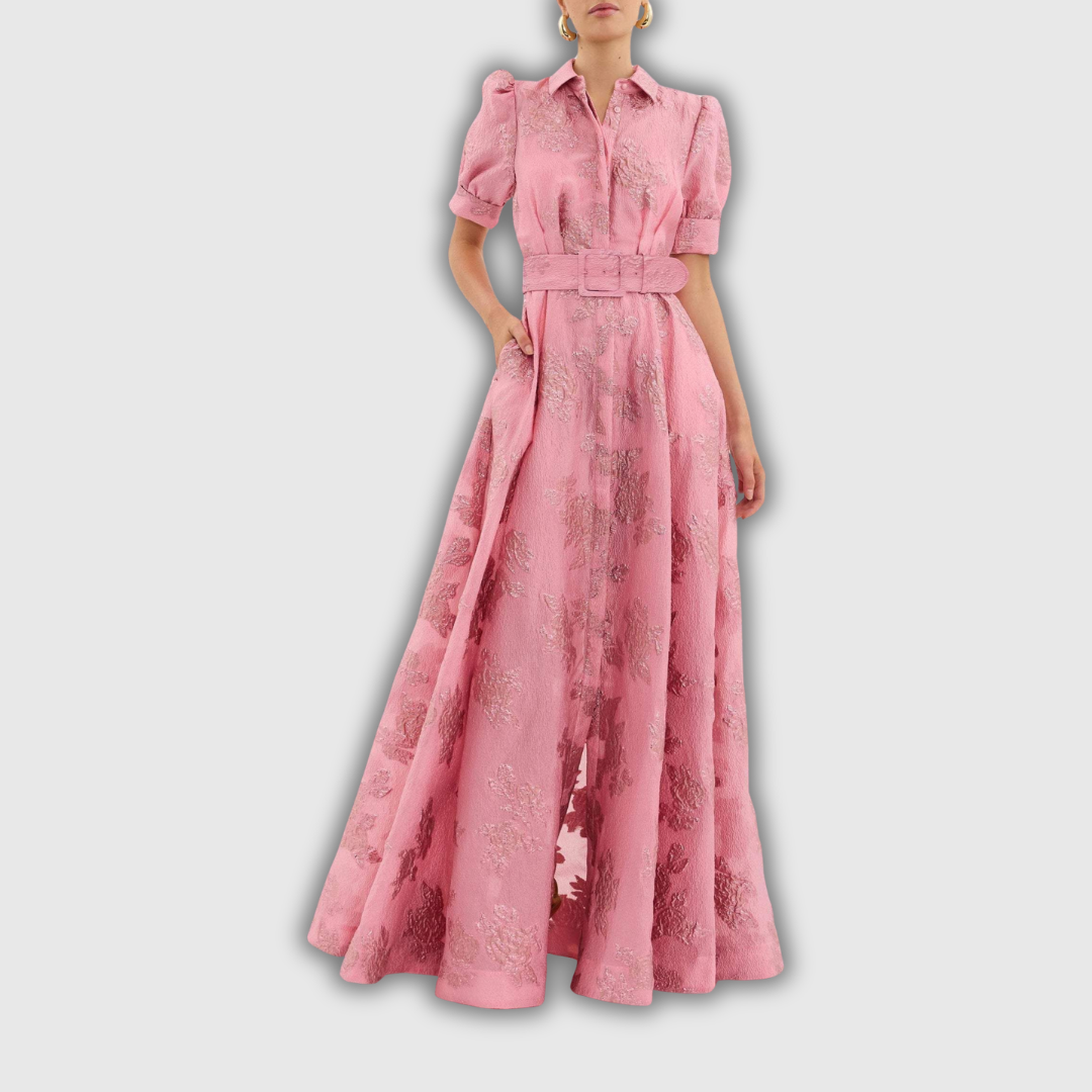 Sagrario | Vestido de manga corta abullonada