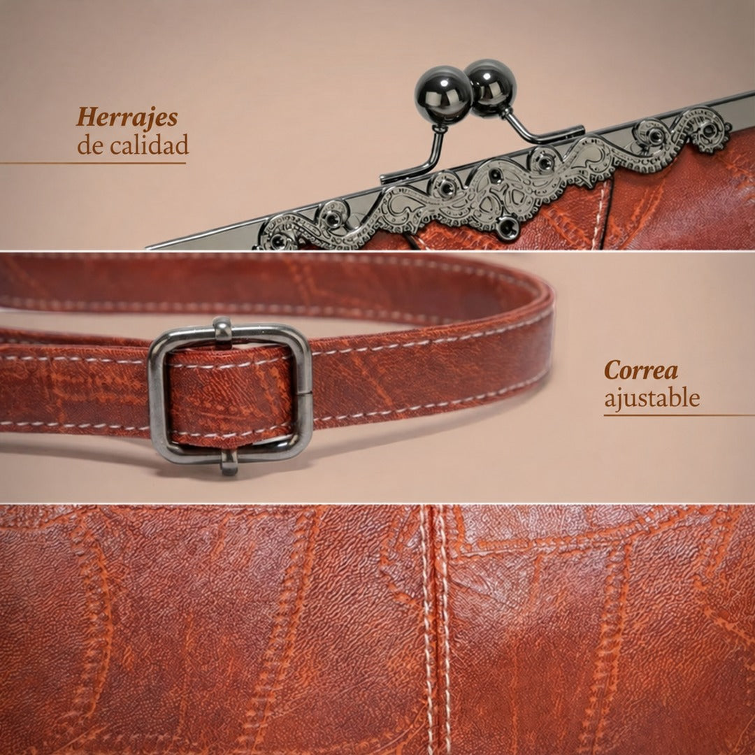 Saray | Bolso de piel vintage