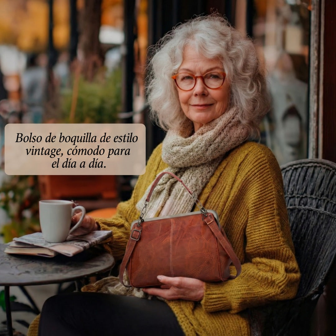 Saray | Bolso de piel vintage
