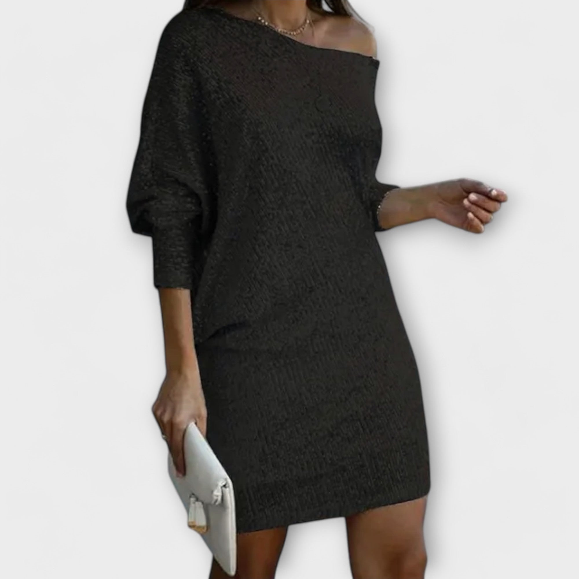 Severina | Vestido de fiesta con lentejuelas y contrastes