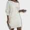 Severina | Vestido de fiesta con lentejuelas y contrastes