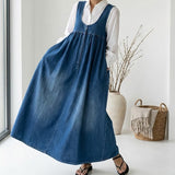 Sheila | Vestido largo vaquero vintage