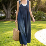 Sheila | Vestido largo vaquero vintage
