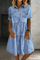 Simona | Vestido de denim chic informal
