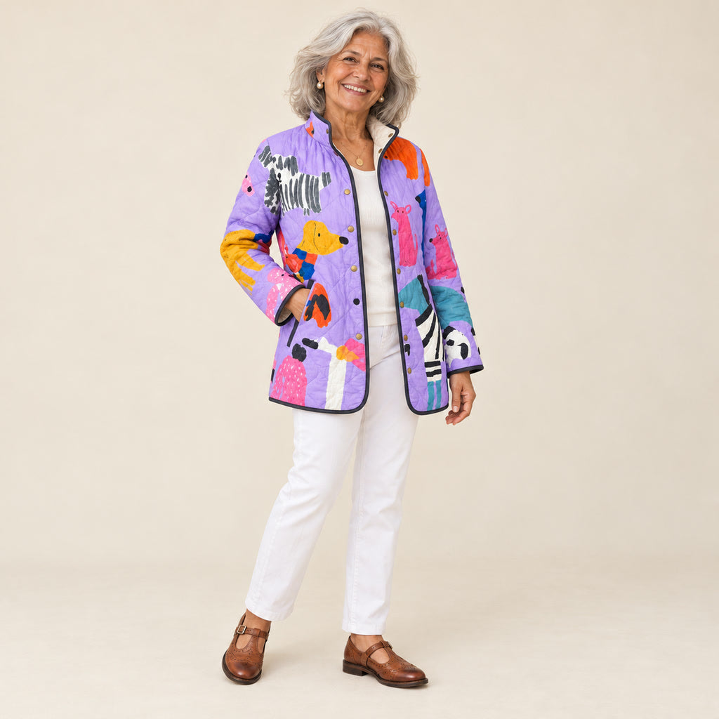 Sonsoles | Chaqueta acolchada, vista de tres cuartos