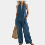 Tamara | Conjunto de denim de dos piezas