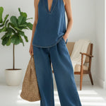 Tamara | Conjunto de denim de dos piezas