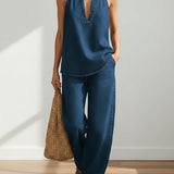 Tamara | Conjunto de denim de dos piezas
