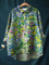 Teófila | Blusa informal de mujer con estampado floral vintage