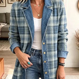 Teresa | Chaqueta vaquera con estampado artístico