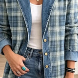 Teresa | Chaqueta vaquera con estampado artístico