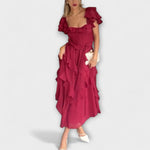 Úrsula | Vestido con detalles de volantes