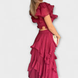 Úrsula | Vestido con detalles de volantes