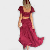 Úrsula | Vestido con detalles de volantes