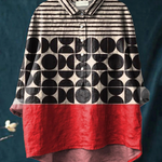 Vega | Blusa informal de mujer con estampado geométrico