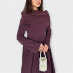 Violeta | Vestido plisado informal