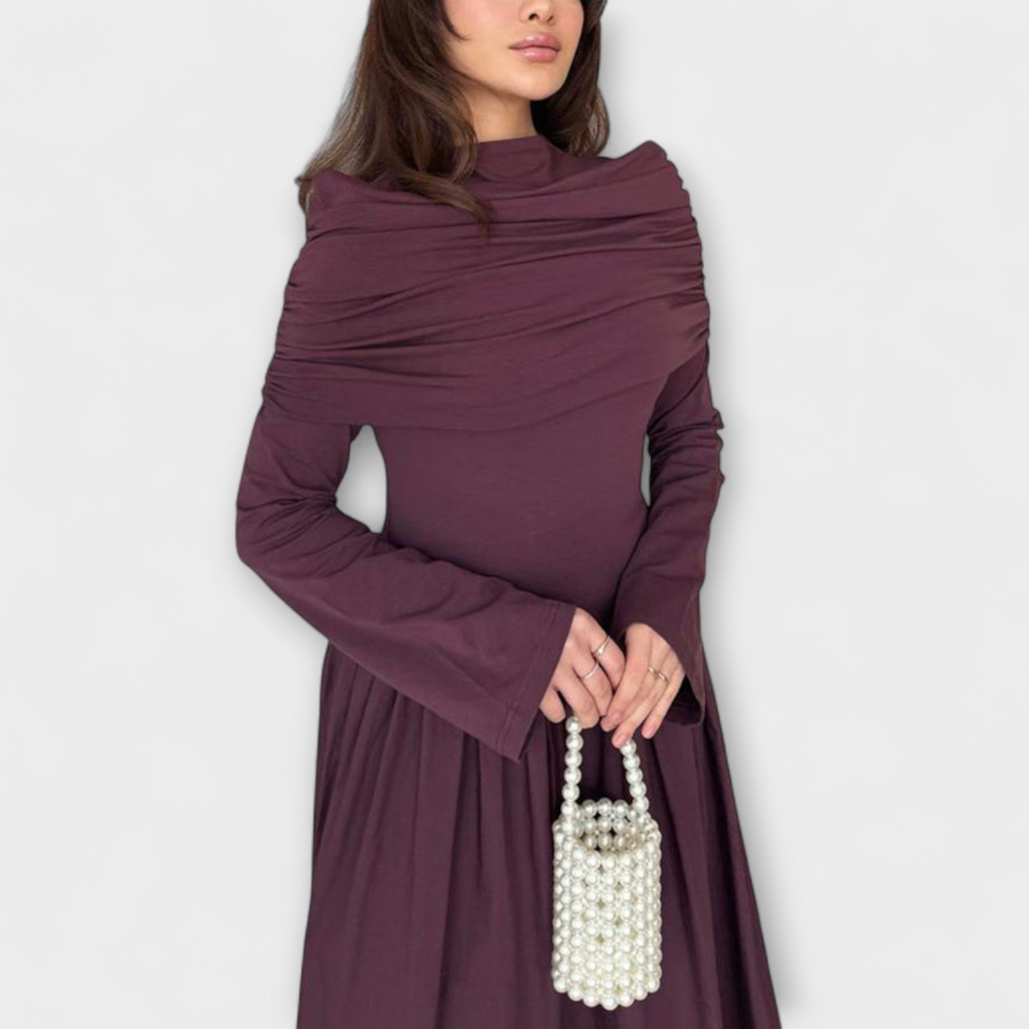 Violeta | Vestido plisado informal