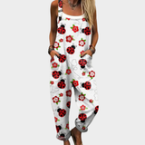 Virginia | Peto blanco con mariquitas